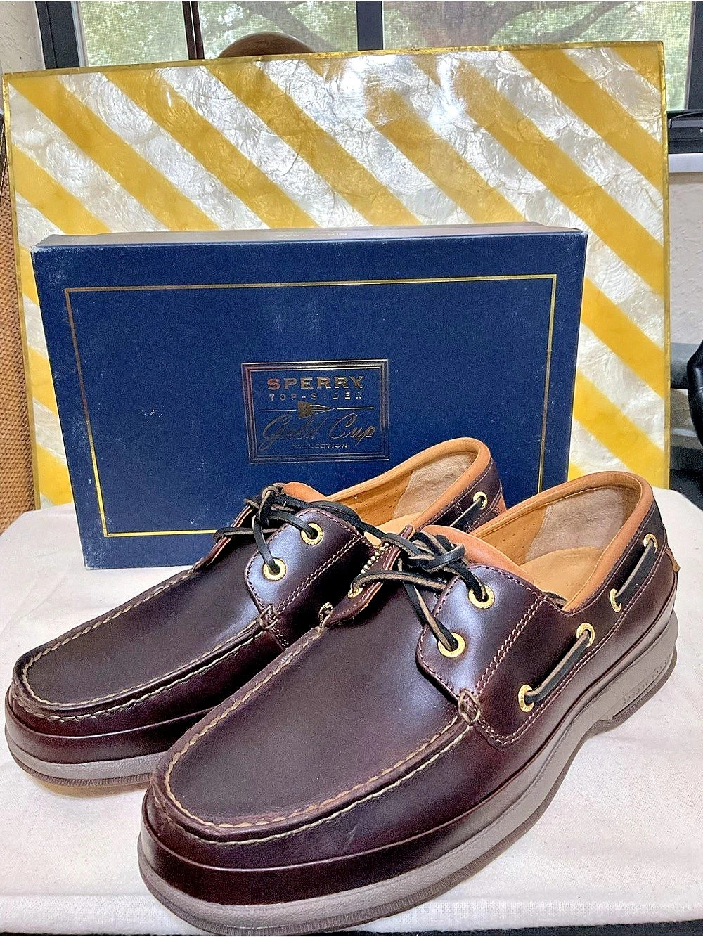 Sperry Gold Cup Eye Boat Shoe Brown